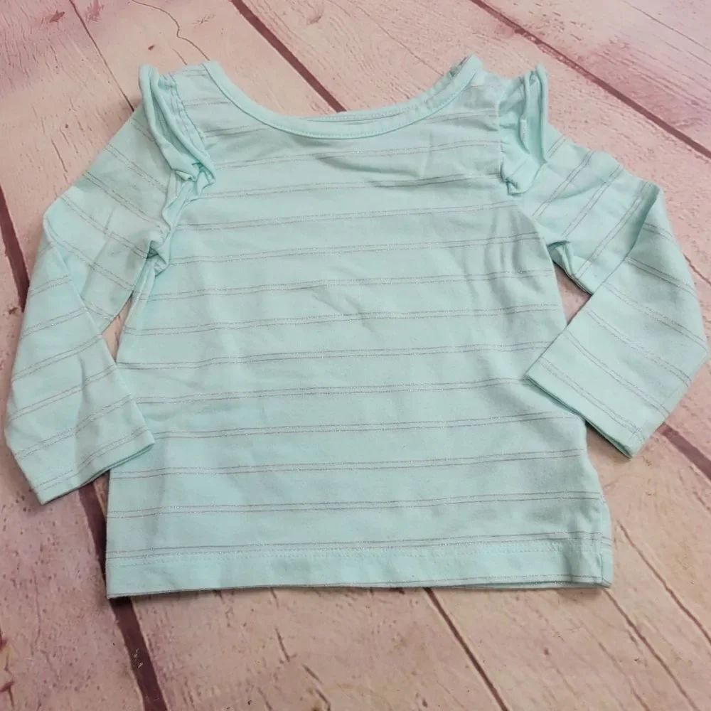 Cat and Jack stripped longsleeve shirt 12mo